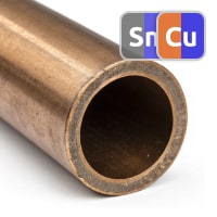 Бронзовая круглая труба 45x10 мм Бр05Ц5С5 ГОСТ 24301-93