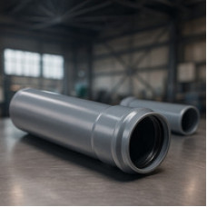 Канализационная внутренняя НПВХ труба 50x3 мм раструбная с кольцом PVC-U ГОСТ 32412-2013